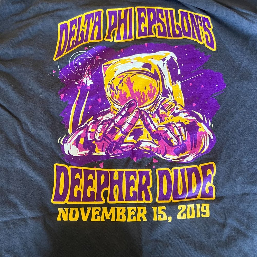 Delta Phi Epsilon Deepher Dude TShirt